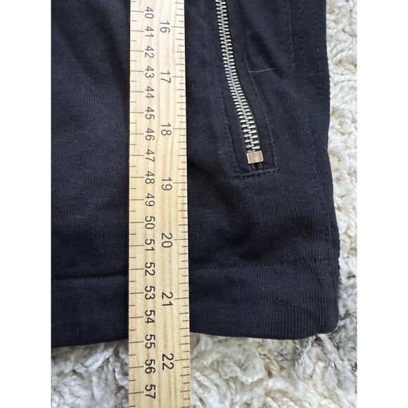 Polo Ralph Lauren Jacket Womens Small‎ Black Quilted Cotton Zip - Picture 6 of 7